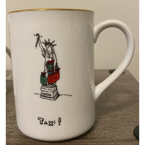 Set of 3 Vintage Merry Masterpieces Christmas Coffee Mug Cup First Edition 1999 - Picture 10 of 15